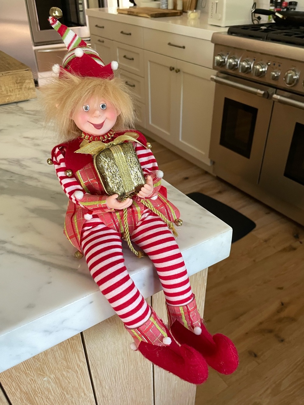 Christmas Elf On the Shelf Pixie Jasper Set Shelf Sitters Posable Unique - Picture 6 of 16